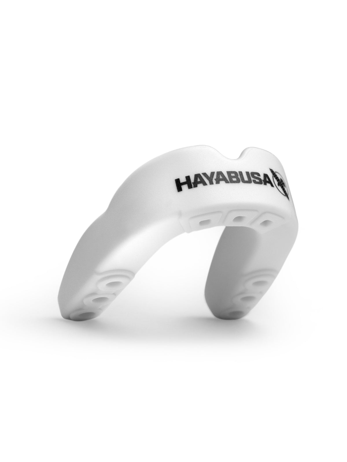 Hayabusa Combat Mouth Guard, white/red, image 2