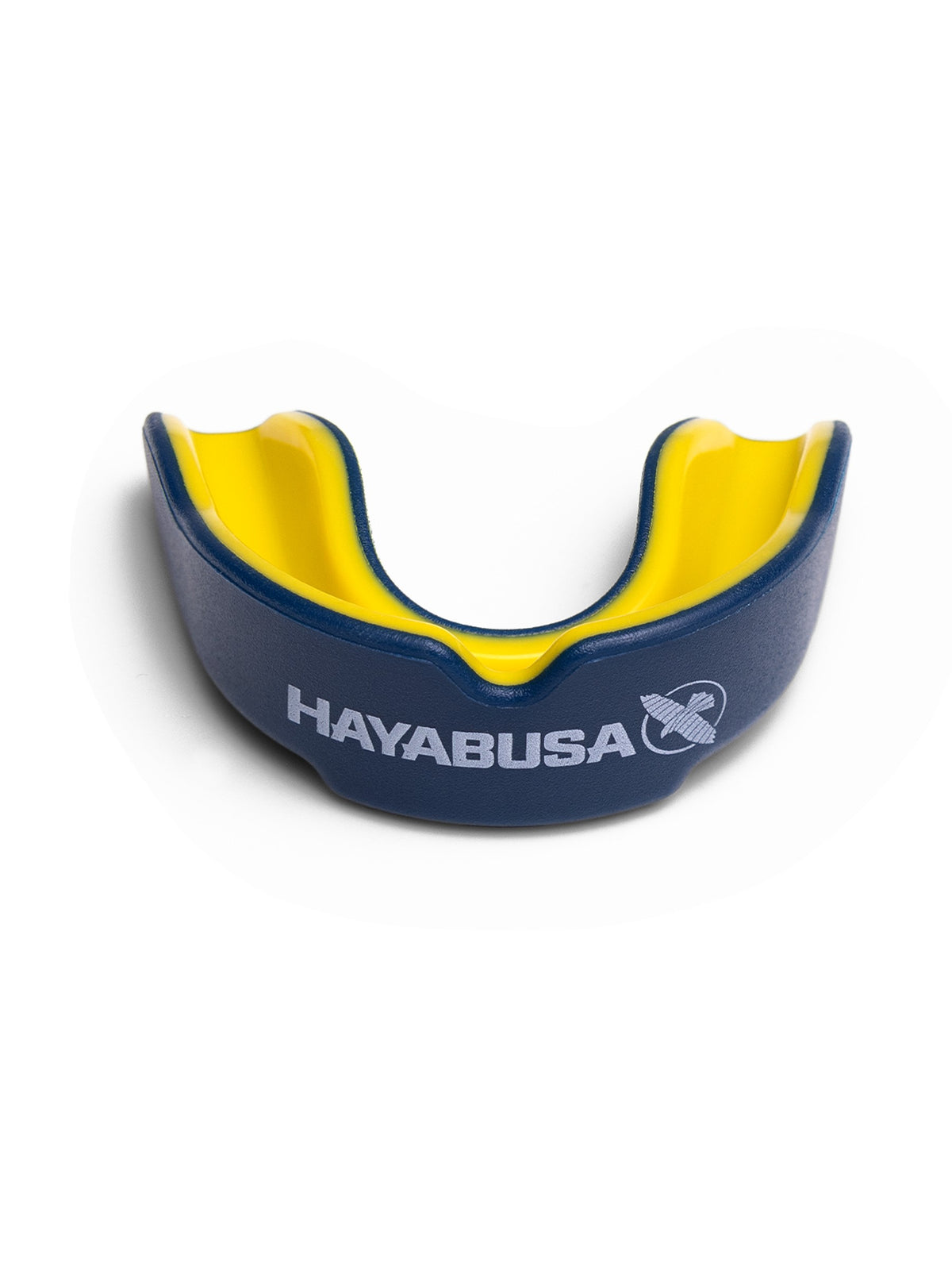 Hayabusa Combat Youth Mouth Guard - Navy/Yellow