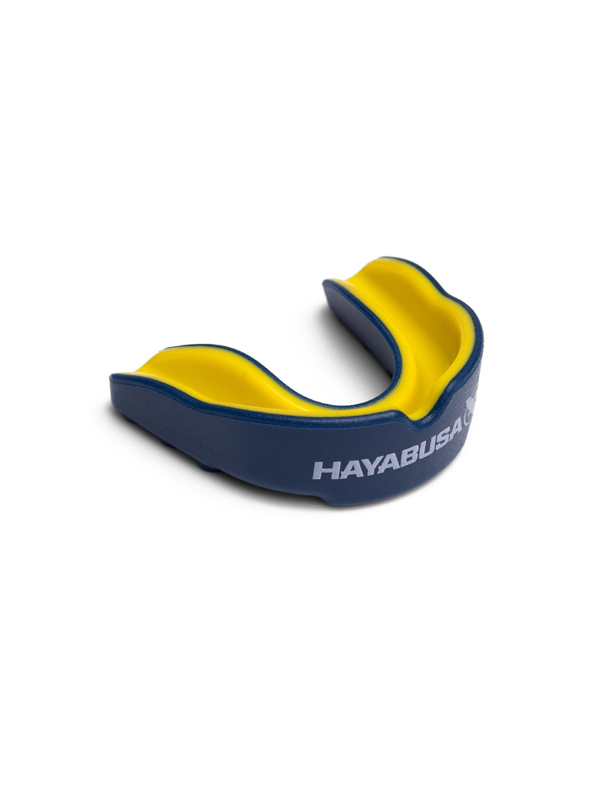 Hayabusa Combat Youth Mouth Guard, navy/yellow, image 4