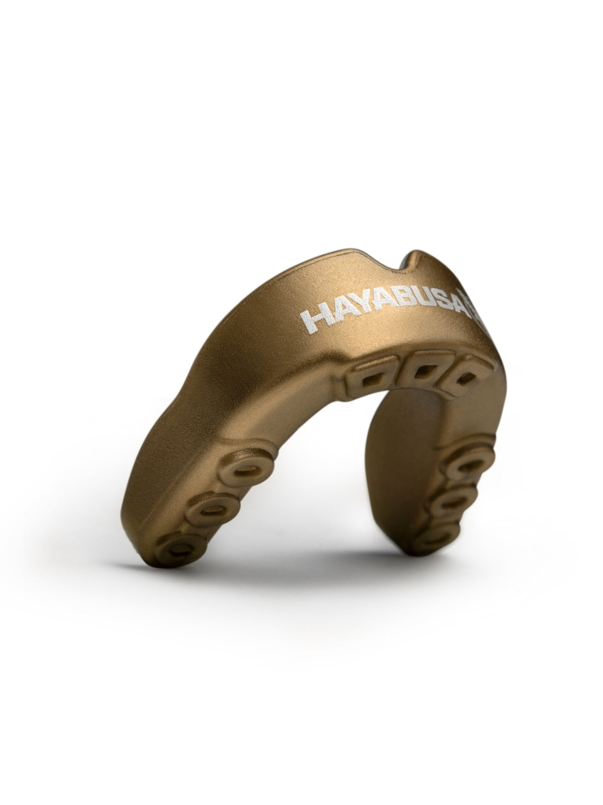 Hayabusa Combat Youth Mouth Guard, gold/white, image 2