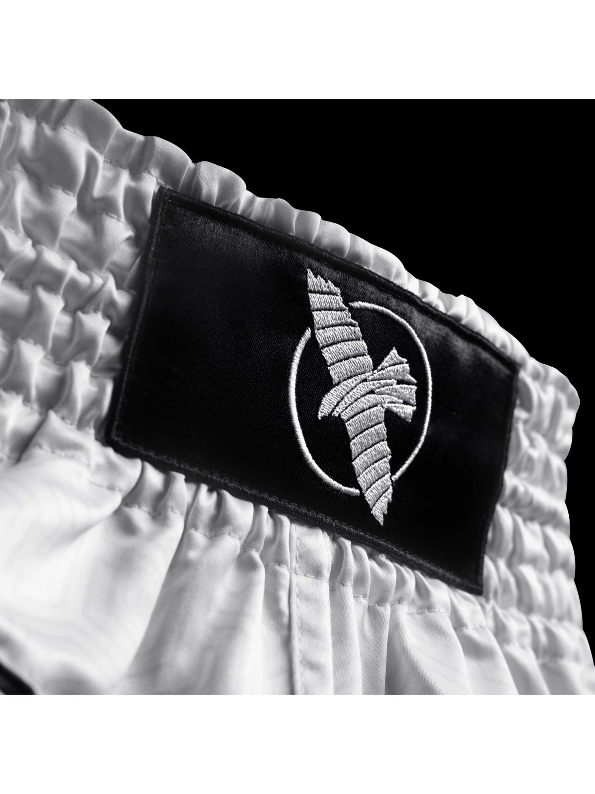 Hayabusa Core Muay Thai Shorts, white, image 4