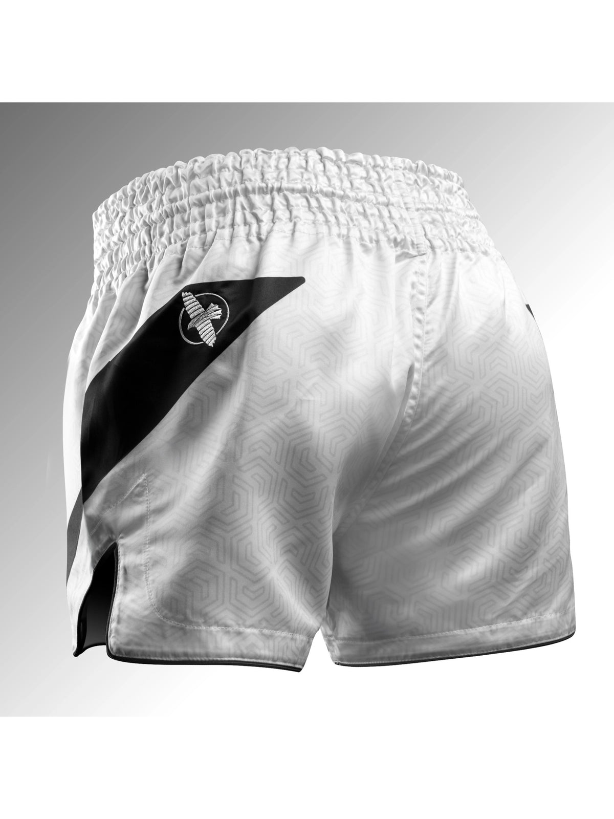 Hayabusa Core Muay Thai Shorts, white, image 2