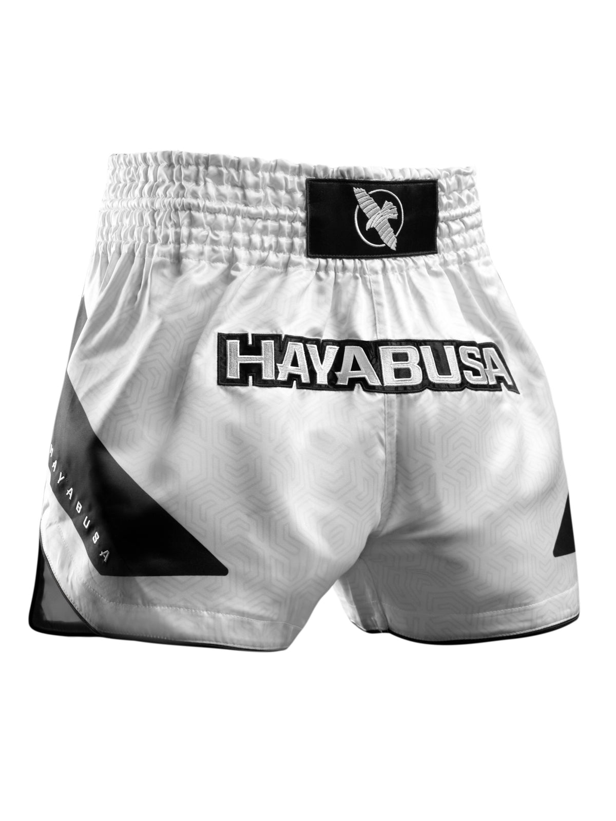 Hayabusa Core Muay Thai Shorts, white, main image