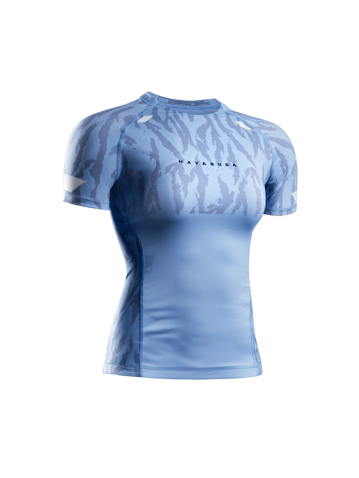 Hayabusa Women's Apex Short Sleeve Rash Guard, crystal blue, main image