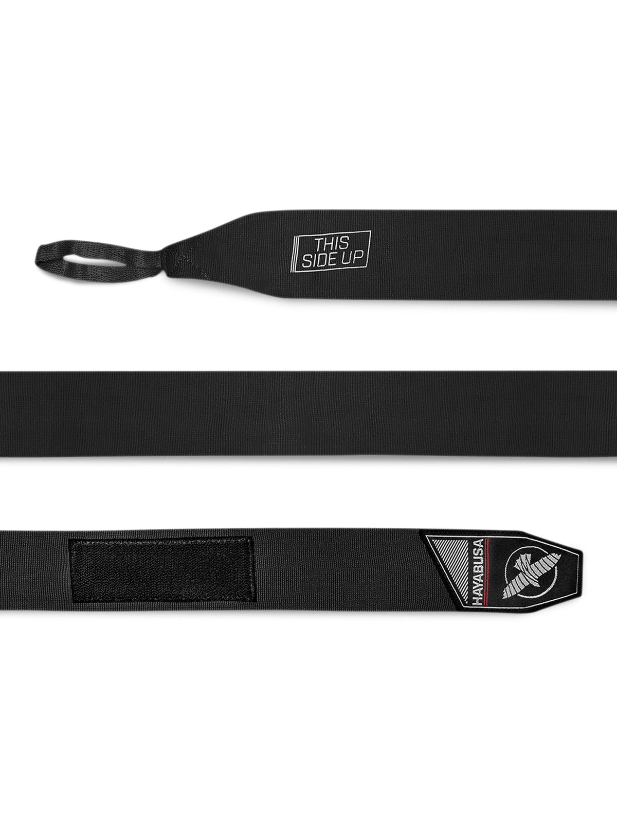 Hayabusa Perfect Stretch Youth Hand Wraps, black, feature graphic