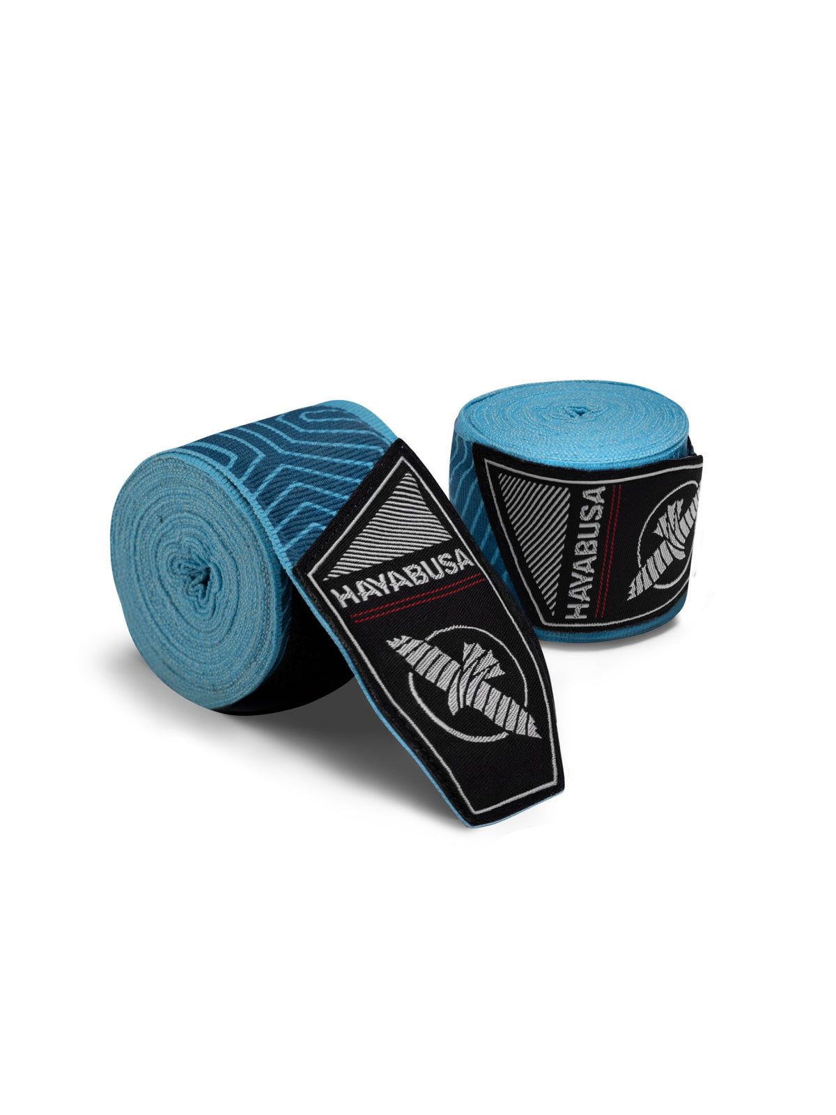 Hayabusa Perfect Stretch Hand Wraps, blue geo, main image