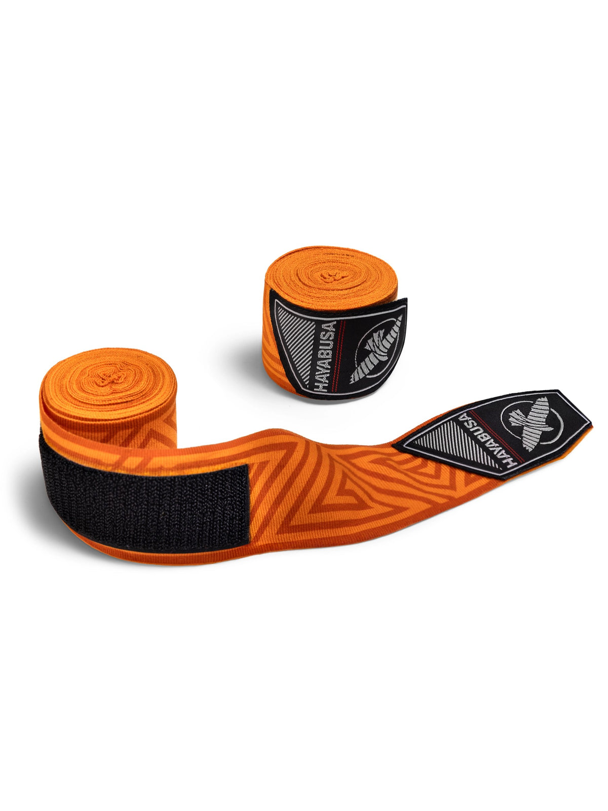 Hayabusa Perfect Stretch Hand Wraps, orange maze, feature graphic