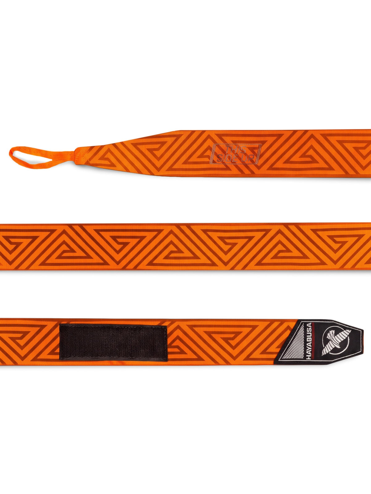 Hayabusa Perfect Stretch Hand Wraps, orange maze, feature graphic