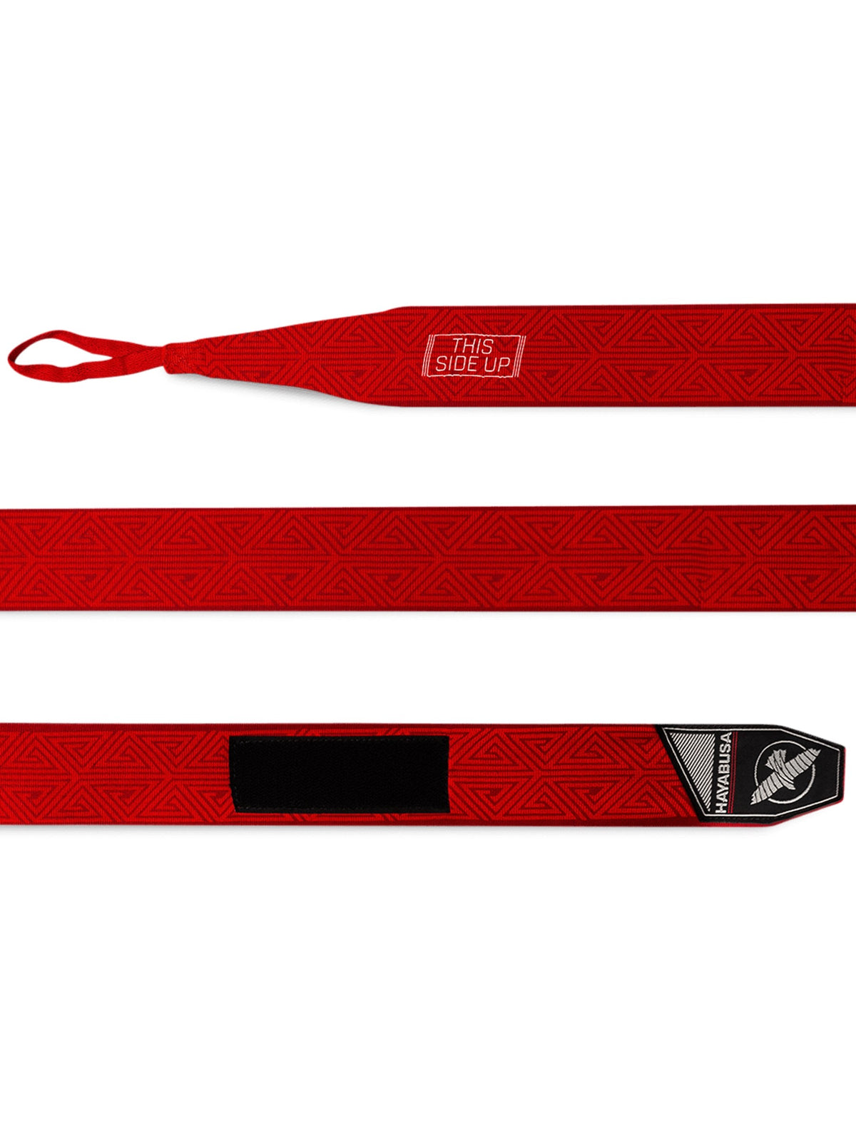 Hayabusa Perfect Stretch Hand Wraps, red tribal, feature graphic