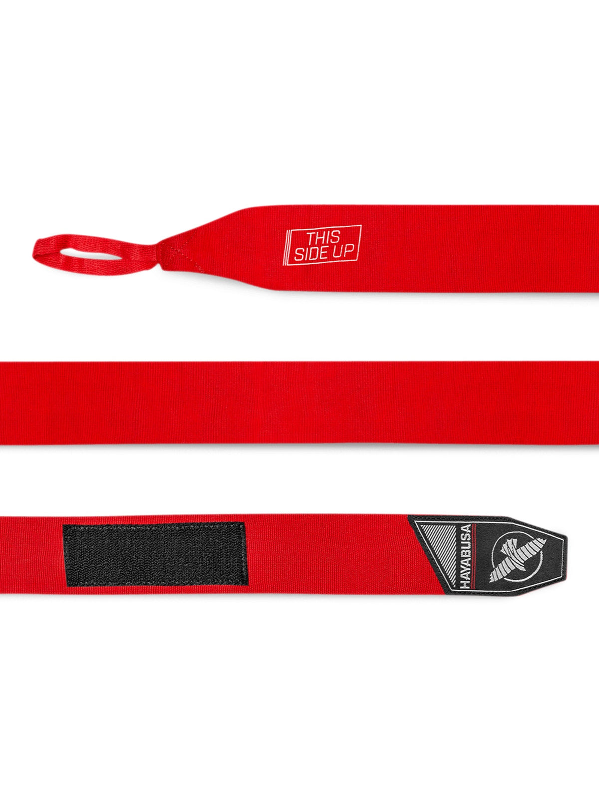 Hayabusa Perfect Stretch Youth Hand Wraps, red, feature graphic