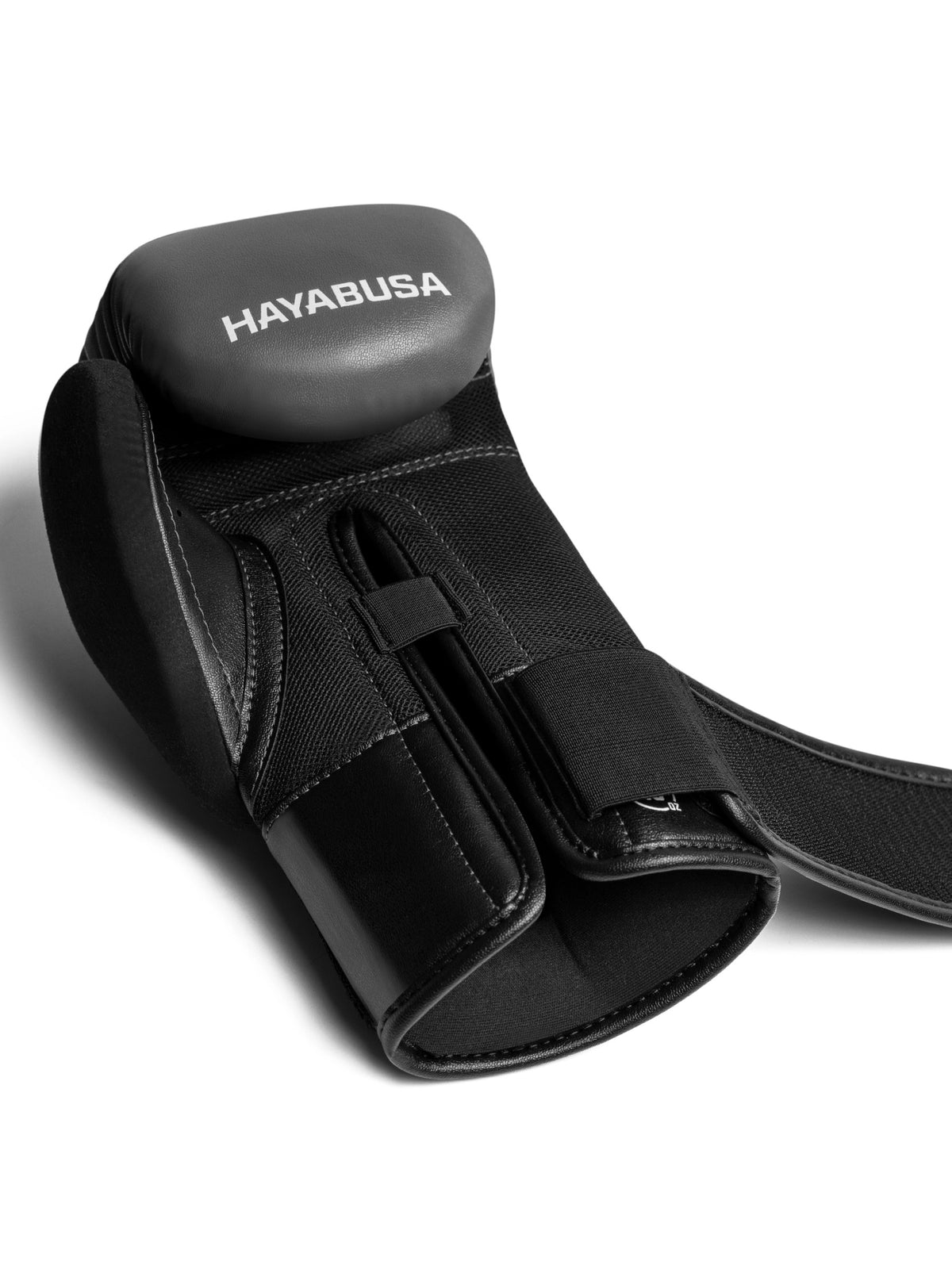 Hayabusa E1 Kids Boxing Gloves, grey/black, image 2