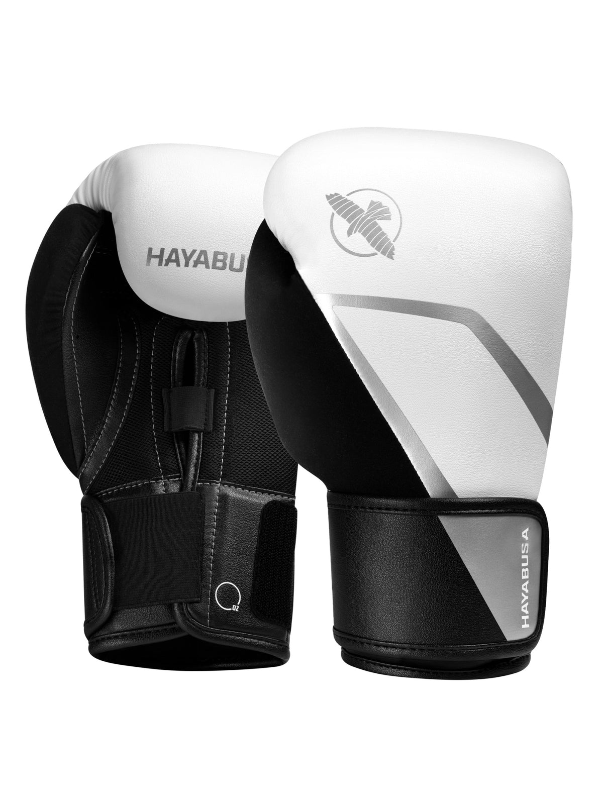 Hayabusa E1 Boxing Gloves - White/Silver