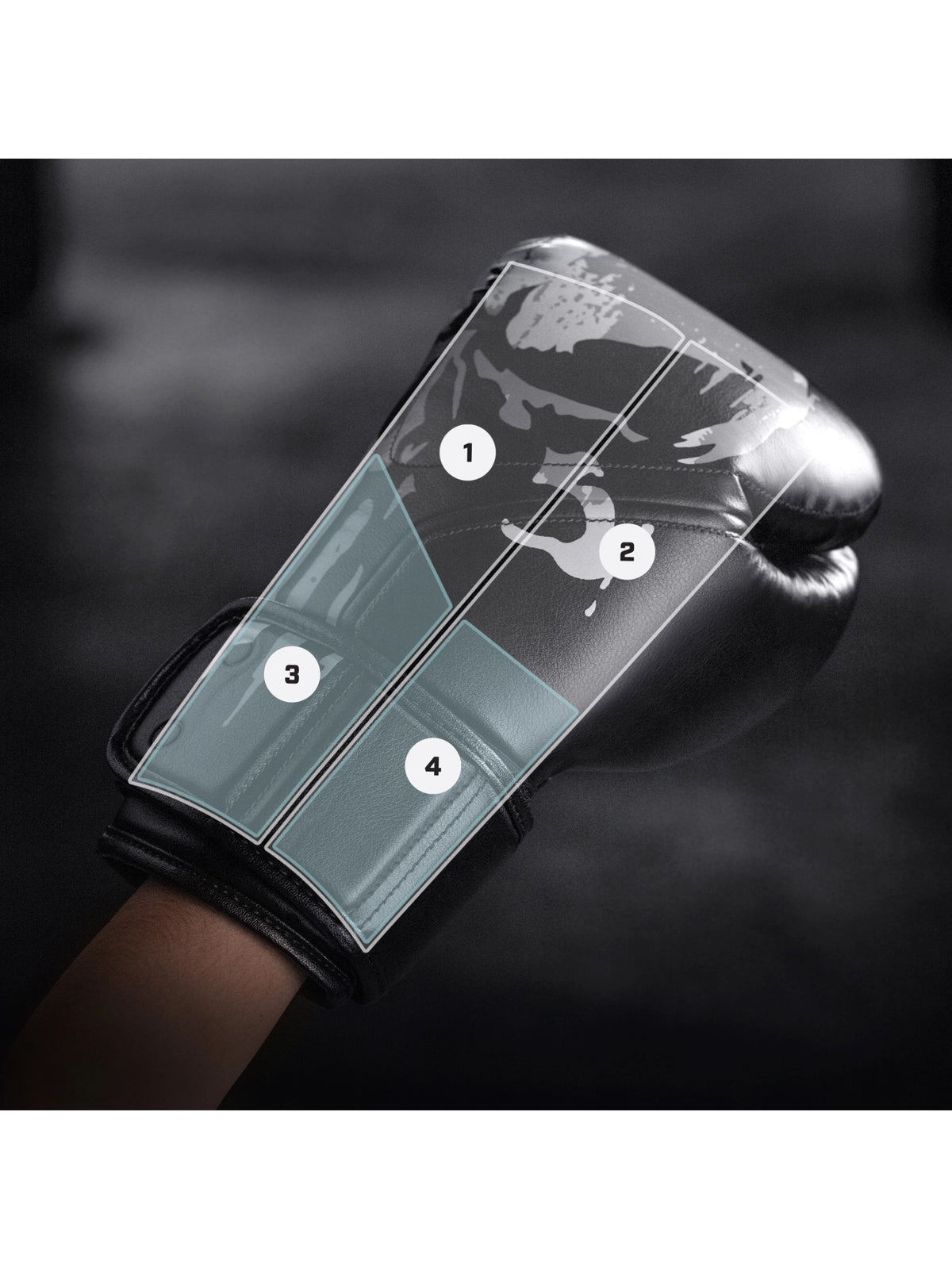 Marvel's Youth Punisher Boxing Gloves - 4 Splint Support