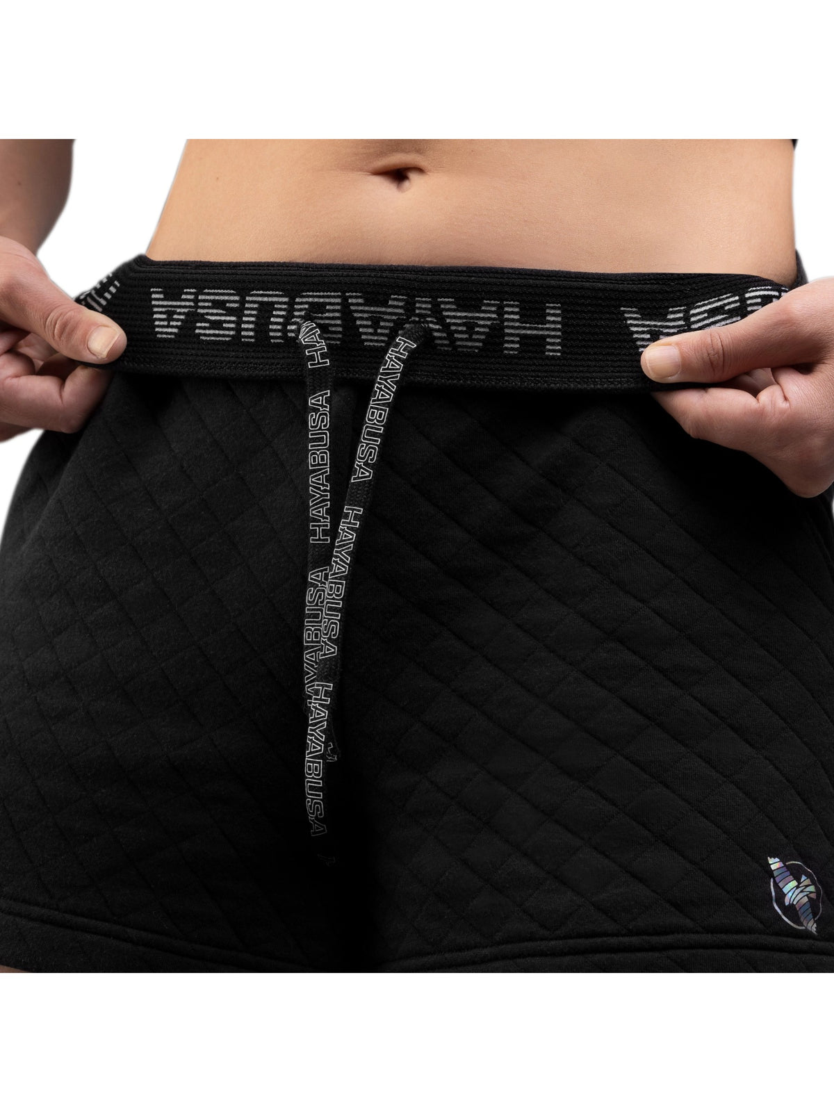 Hayabusa Women's Quilted Training Shorts, black, image 5