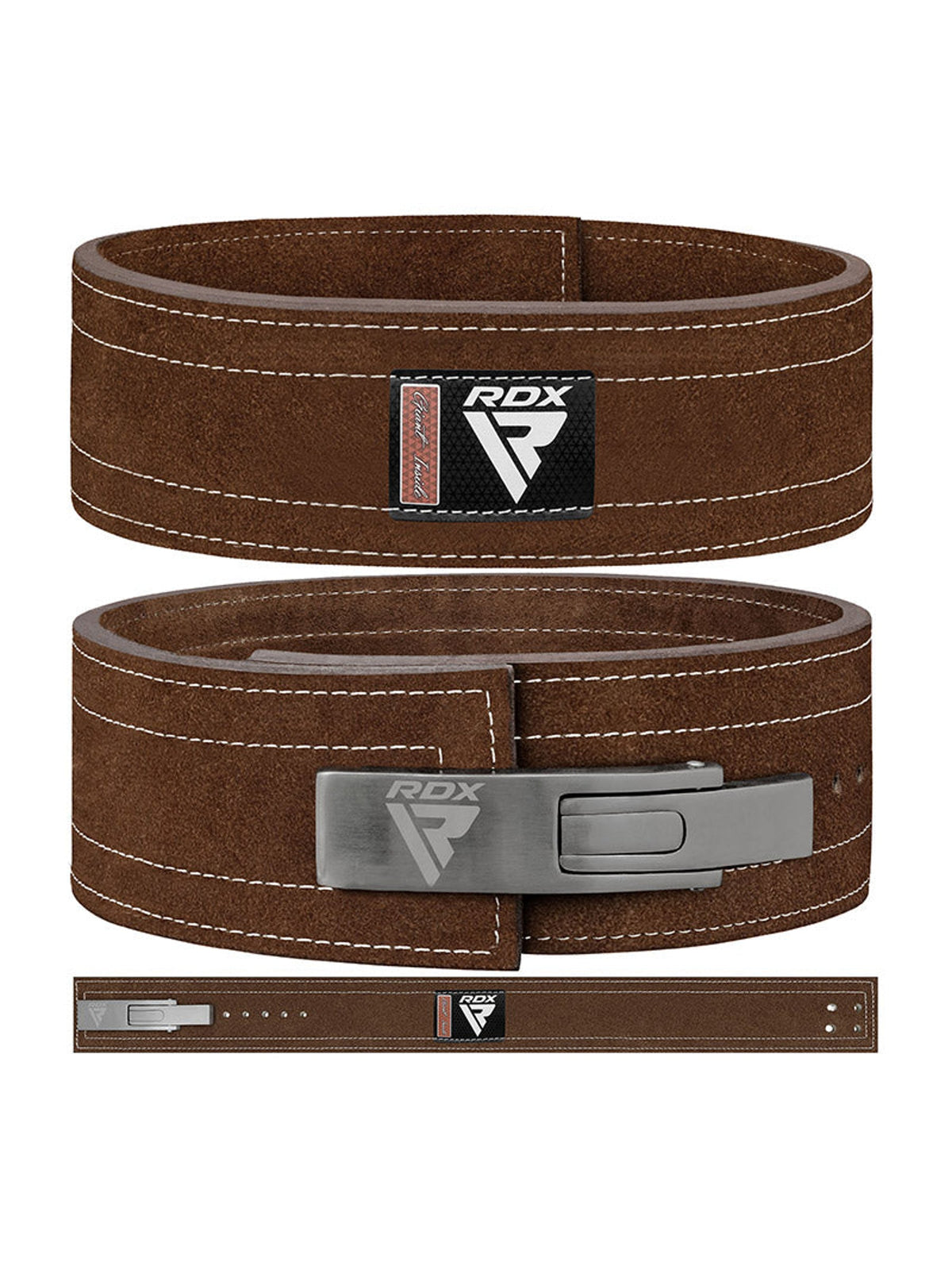 RDX 4 Inch IPL/USPA Approved Powerlifting Leather Gym Belt