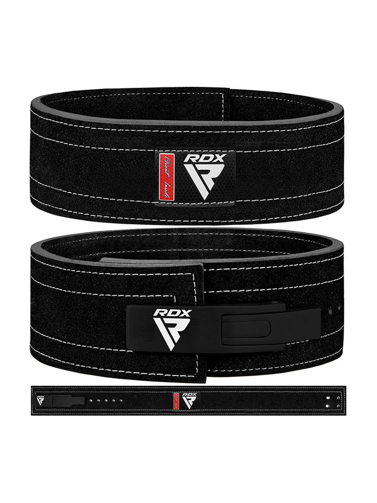 RDX 4 Inch IPL/USPA Approved Powerlifting Leather Gym Belt