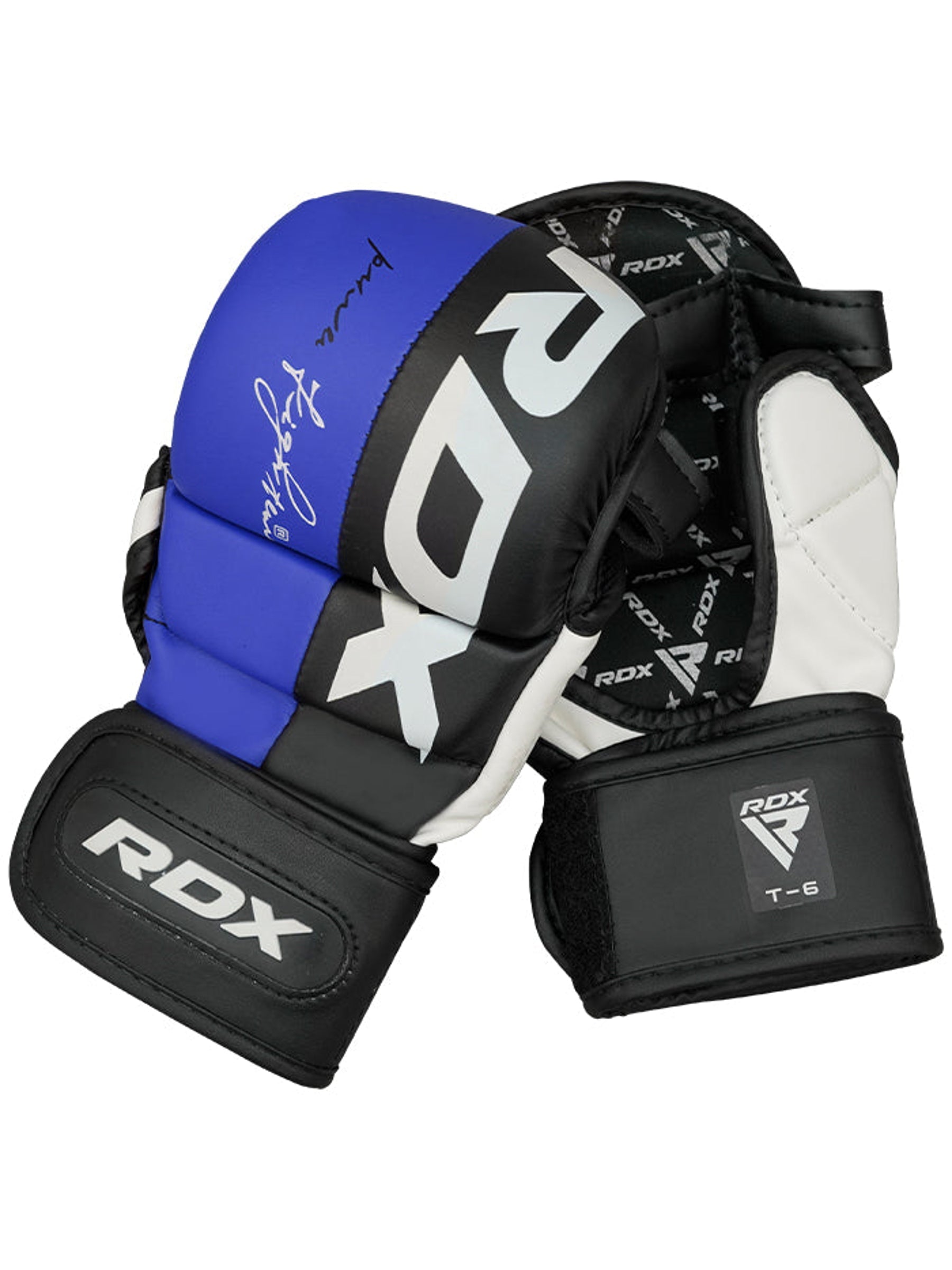 RDX T6 MMA Sparring Gloves 7oz - Blue
