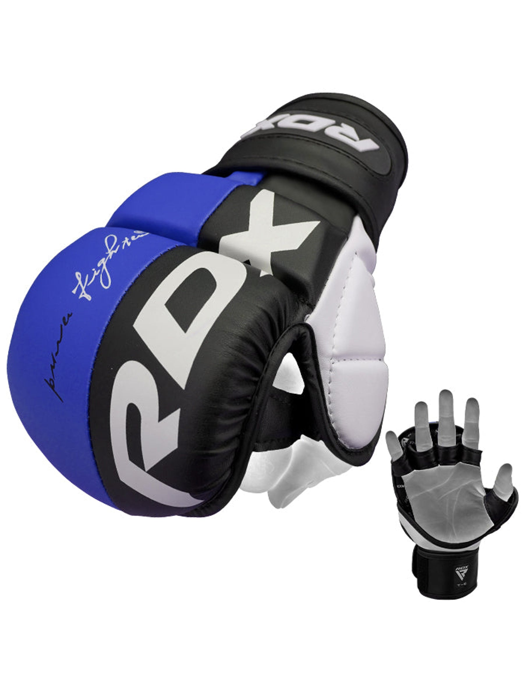 RDX T6 MMA Sparring Gloves 7oz - Blue