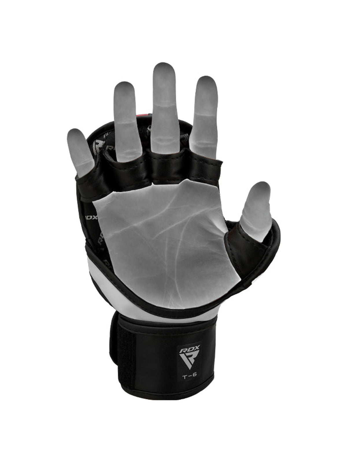 RDX T6 MMA Sparring Gloves 7oz - Red