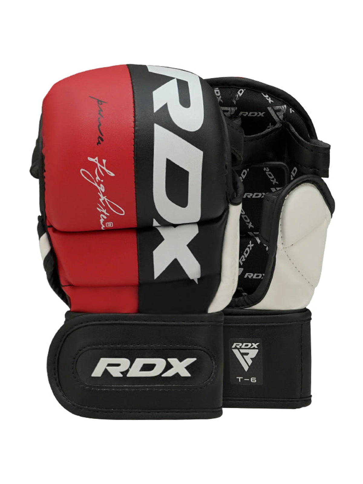 RDX T6 MMA Sparring Gloves 7oz - Red