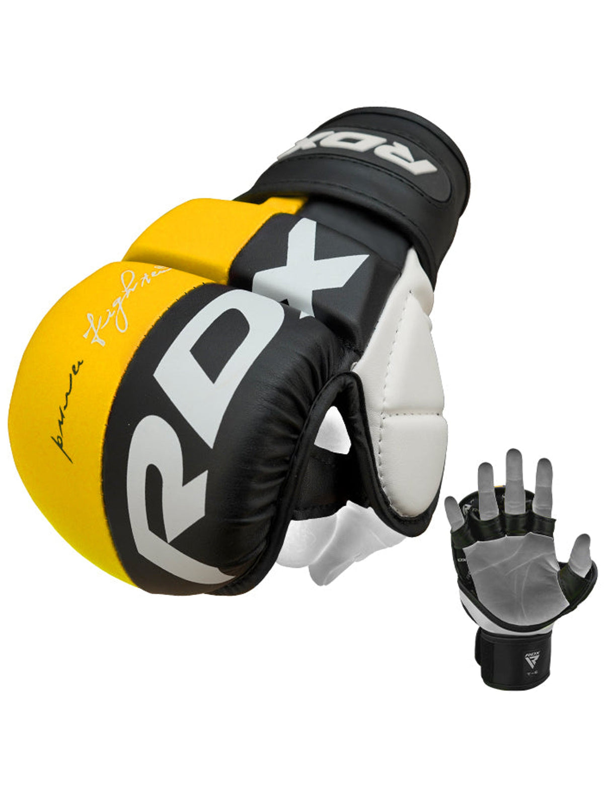 RDX T6 MMA Sparring Gloves 7oz - Yellow