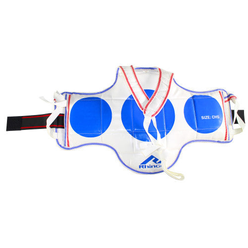 Rhingo Taekwondo Reversible String Chest Guard Blue/Red