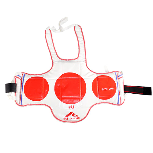 Rhingo Taekwondo Reversible String Chest Guard Blue/Red