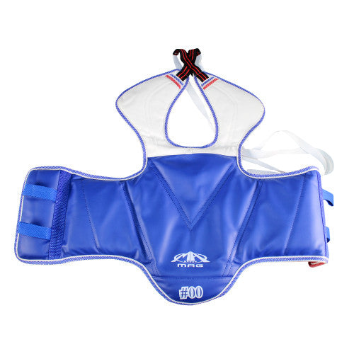 MAG Taekwondo Reversible Chest Guard Blue/Red