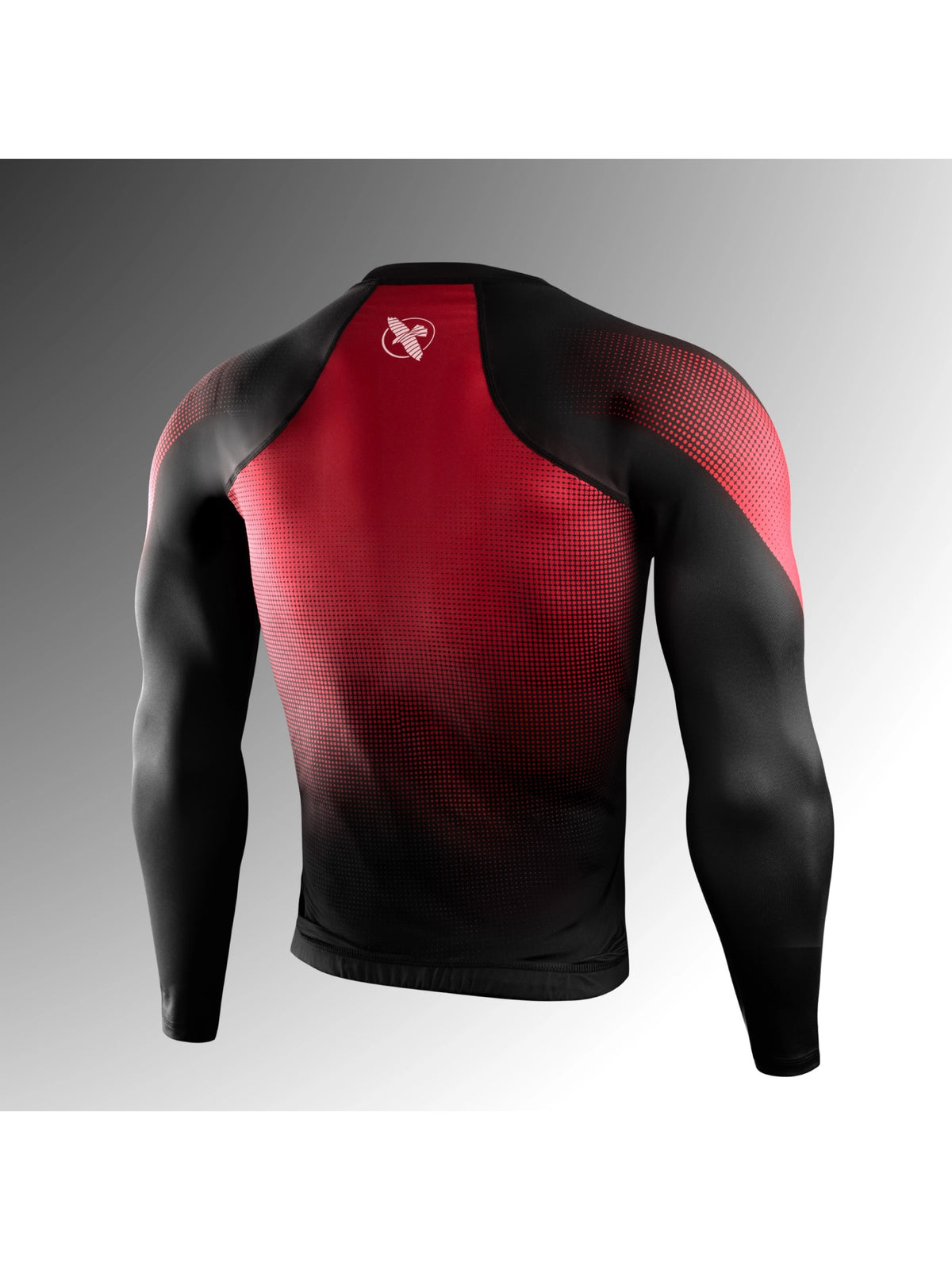 Hayabusa Men's Pro Ranked Long Sleeve Rash Guard, black, image 2