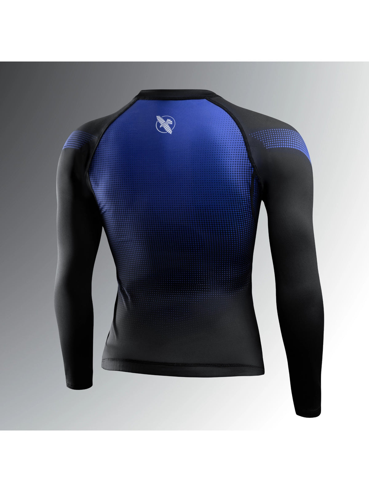 Hayabusa Women's Pro Ranked Long Sleeve Rash Guard, blue, image 2