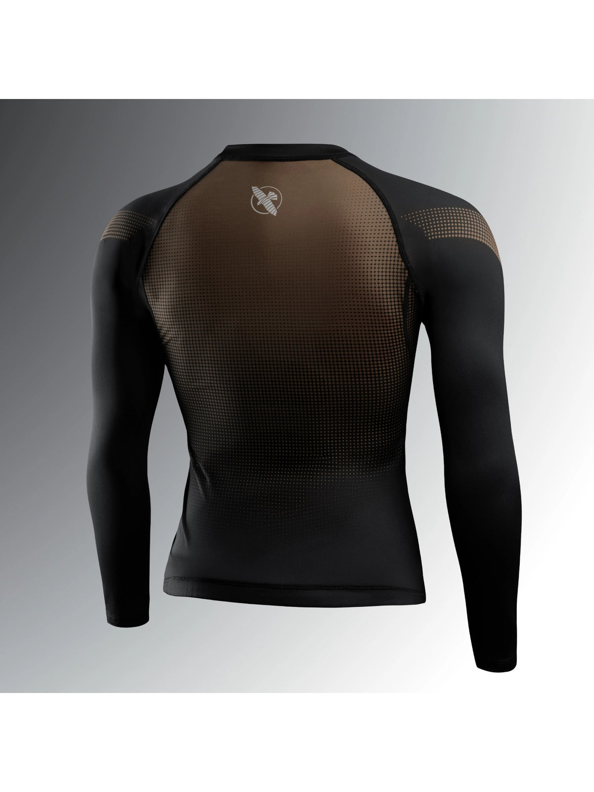 Hayabusa Women's Pro Ranked Long Sleeve Rash Guard, brown, image 2