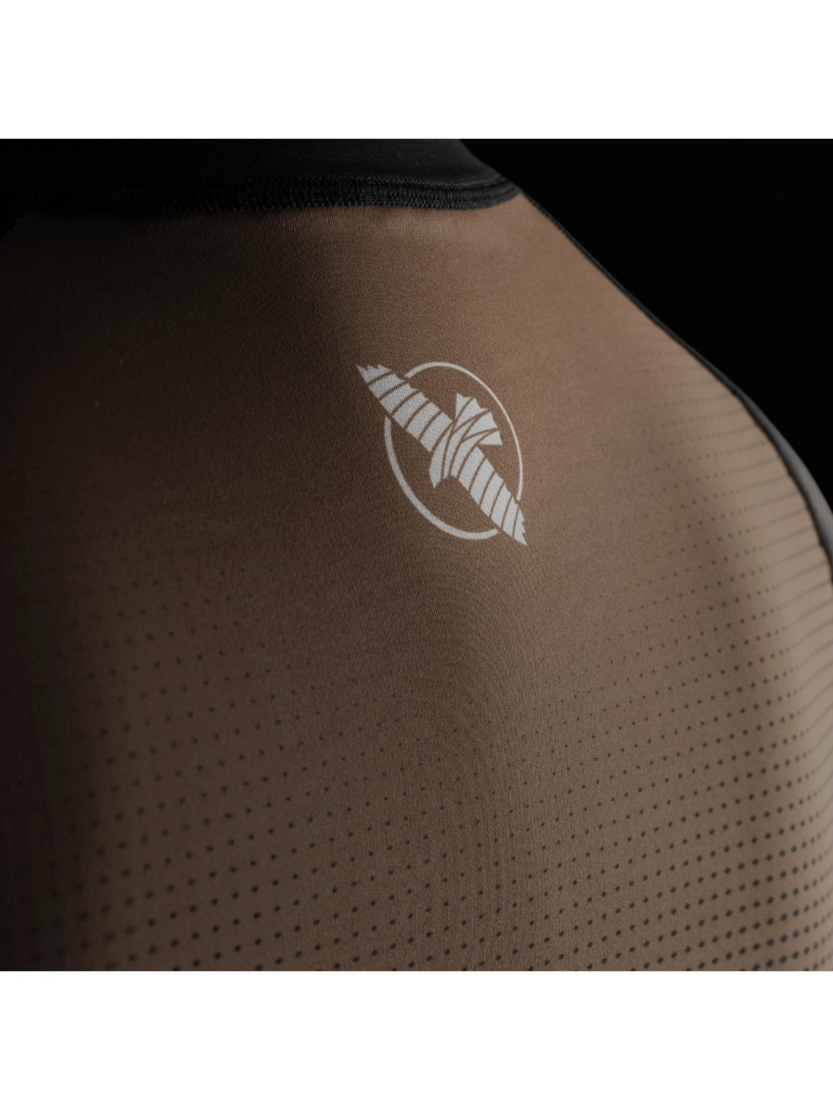 Hayabusa Women's Pro Ranked Long Sleeve Rash Guard, brown, image 5