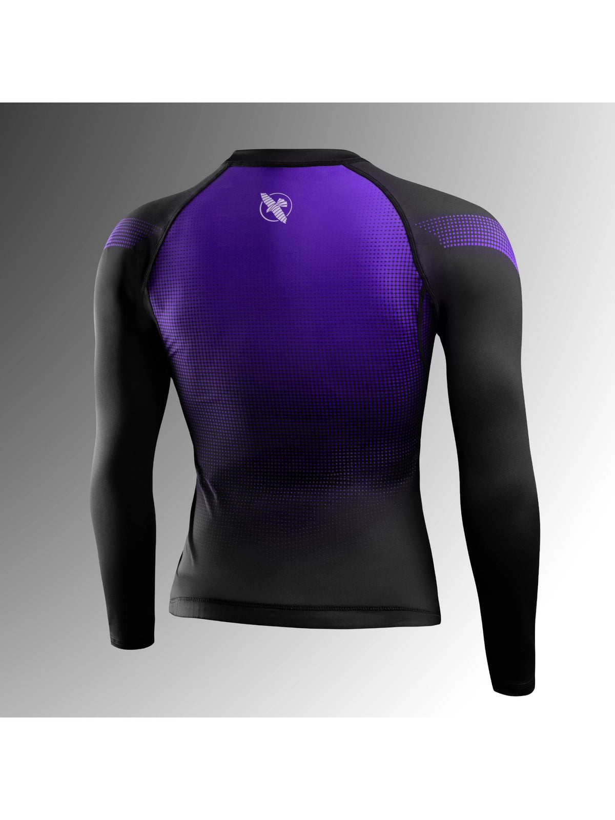 Hayabusa Women's Pro Ranked Long Sleeve Rash Guard, purple, image 2