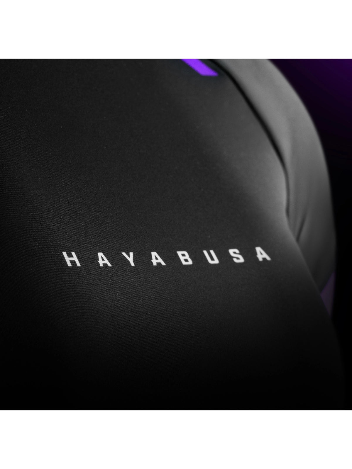 Hayabusa Women's Pro Ranked Short Sleeve Rash Guard, purple, image 3