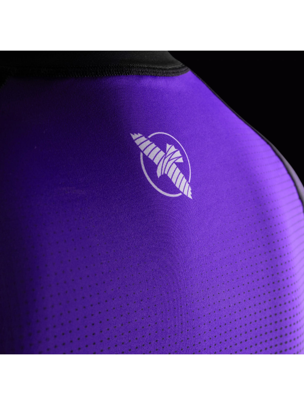 Hayabusa Women's Pro Ranked Long Sleeve Rash Guard, purple, image 5