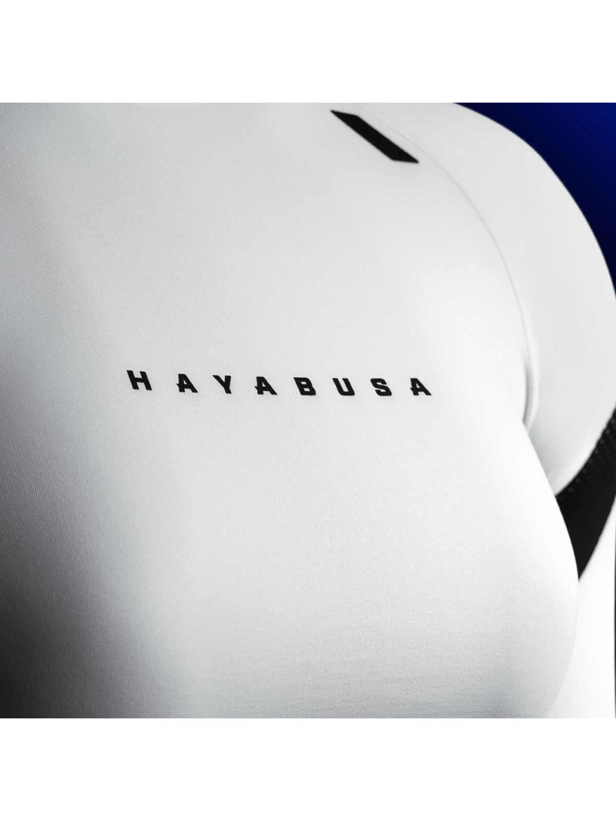 Hayabusa Women's Pro Ranked Long Sleeve Rash Guard, white, image 3