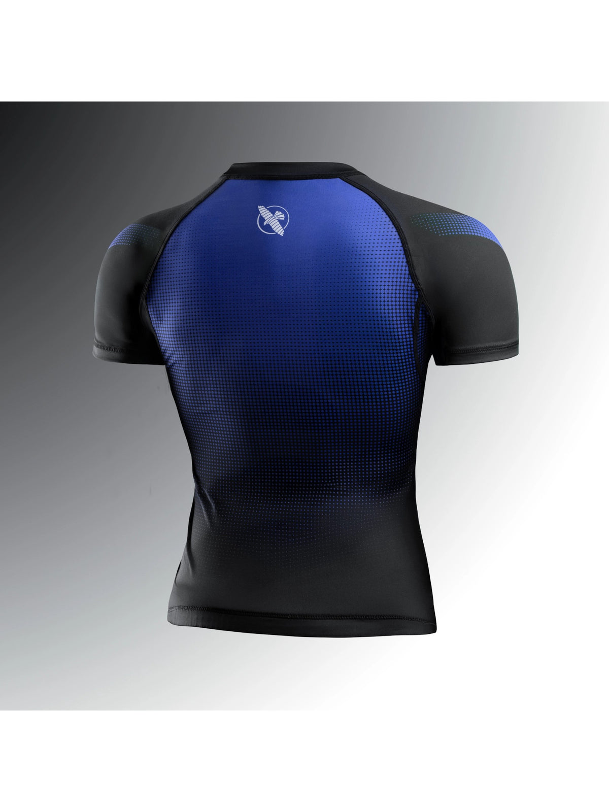 Hayabusa Women's Pro Ranked Short Sleeve Rash Guard, blue, image 2