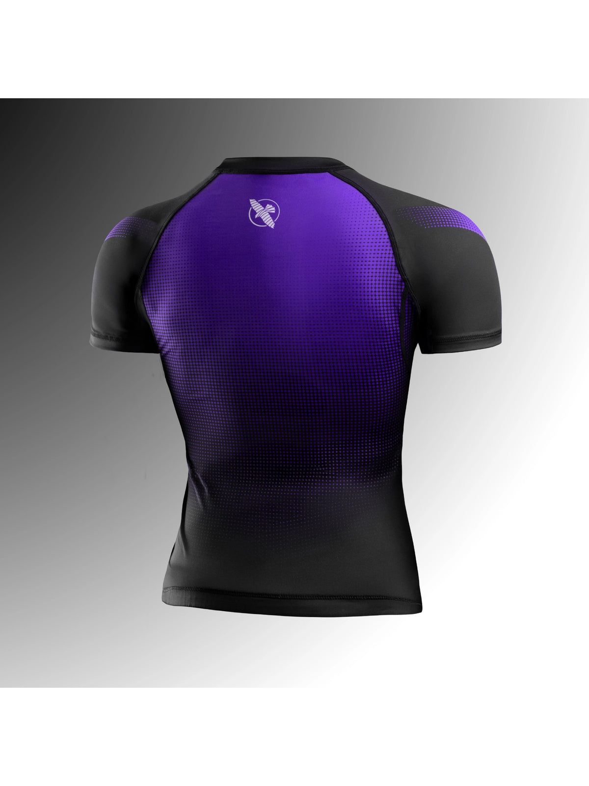 Hayabusa Women's Pro Ranked Short Sleeve Rash Guard, purple, image 2