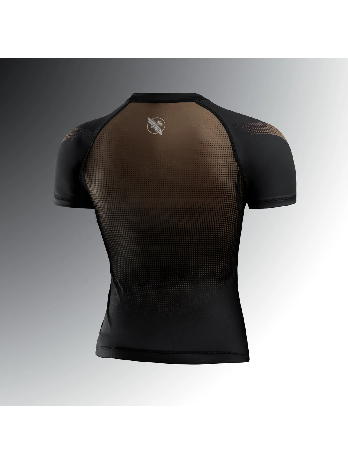 Hayabusa Women's Pro Ranked Short Sleeve Rash Guard, brown, image 2