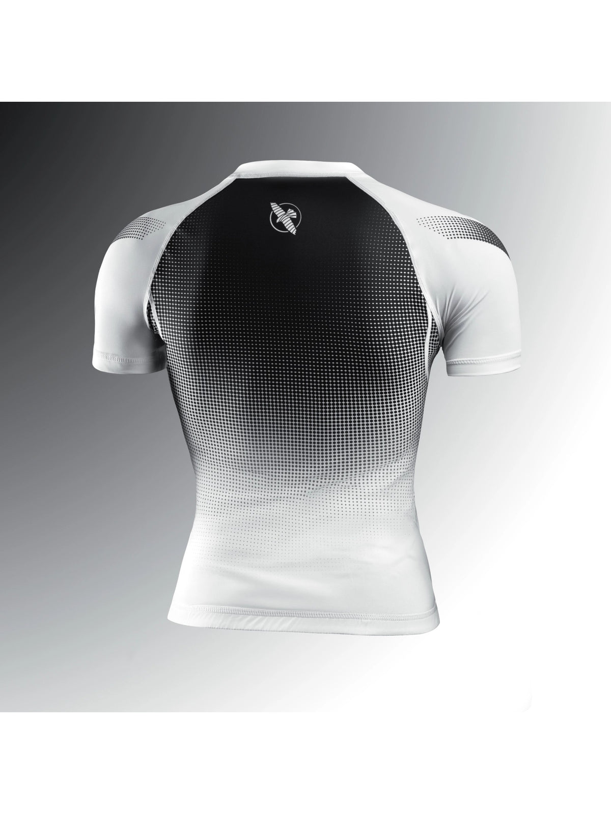 Hayabusa Women's Pro Ranked Short Sleeve Rash Guard, white, image 2