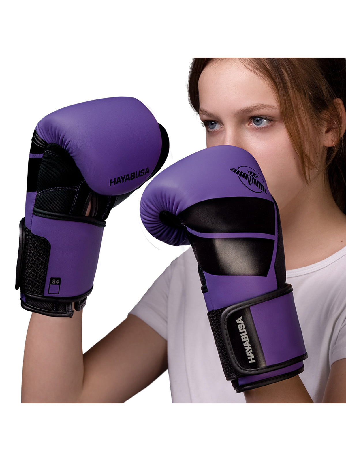 Hayabusa S4 Youth Boxing Gloves, purple, image 5