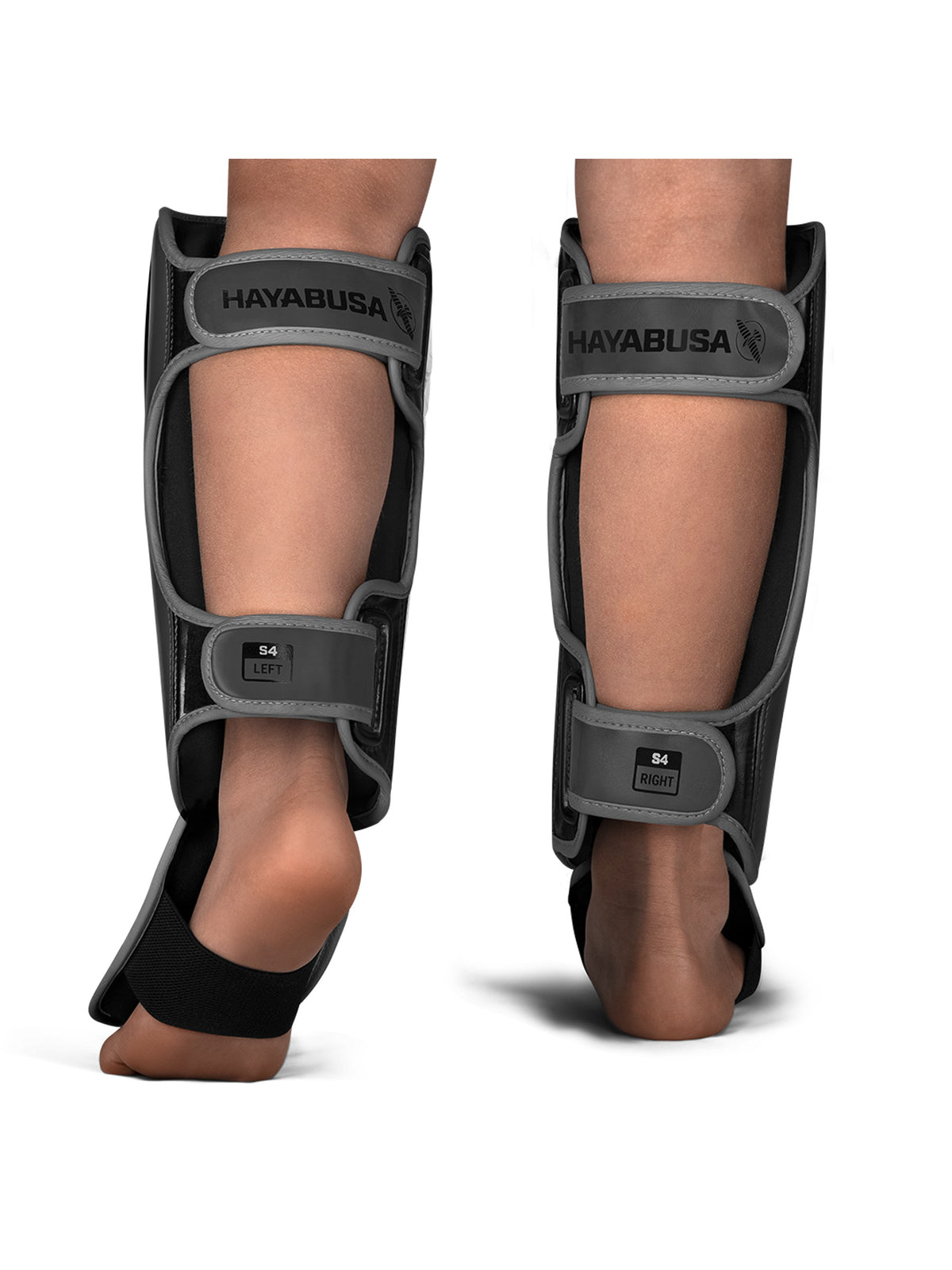 Hayabusa S4 Youth Shin Guards, charcoal, feature graphic