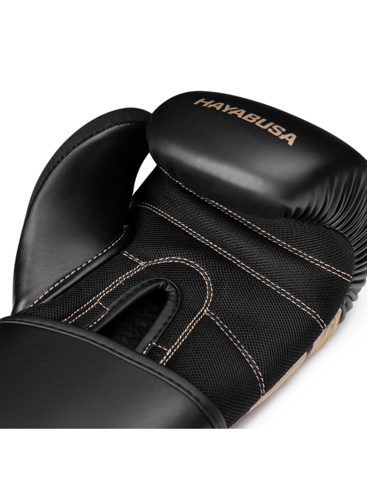 Hayabusa S4 Boxing Gloves, black/gold, image 3
