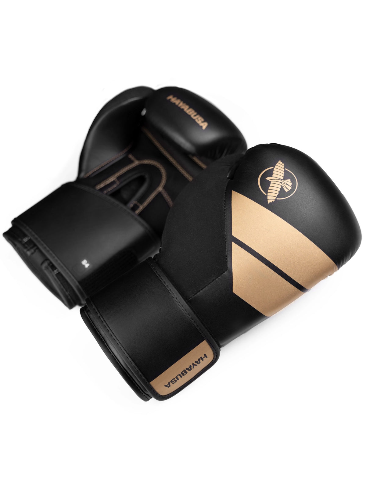 Hayabusa S4 Boxing Gloves, black/gold, image 5