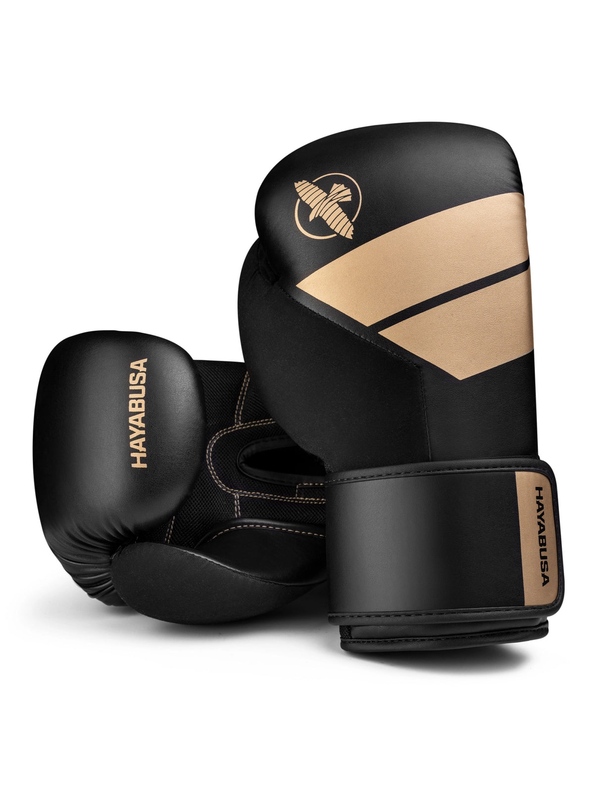 Hayabusa S4 Boxing Gloves, black/gold, image 6