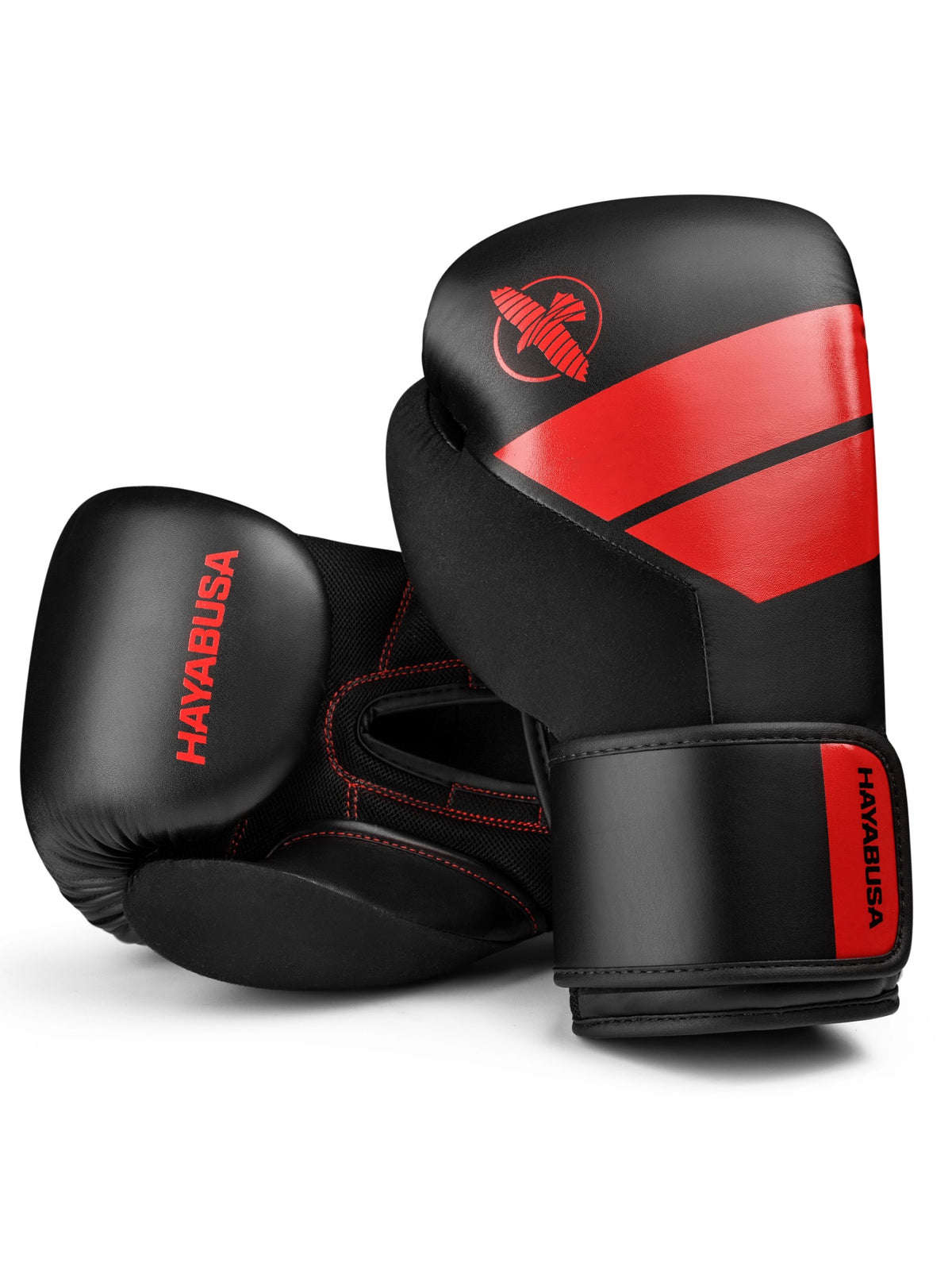 Hayabusa S4 Boxing Gloves, black/red, image 6