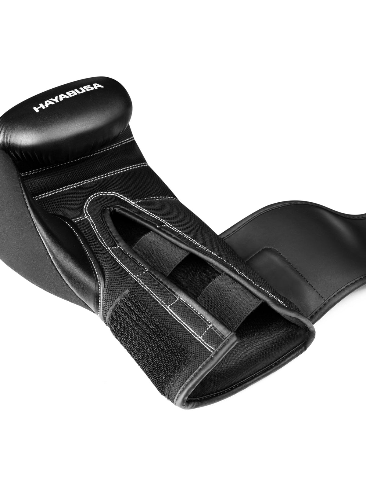 Hayabusa S4 Boxing Gloves, black/white, image 2
