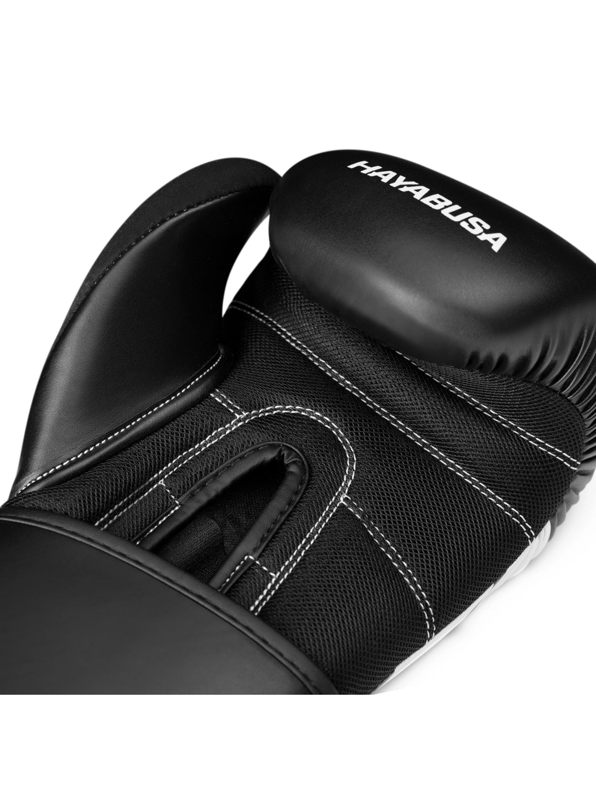 Hayabusa S4 Boxing Gloves, black/white, image 3