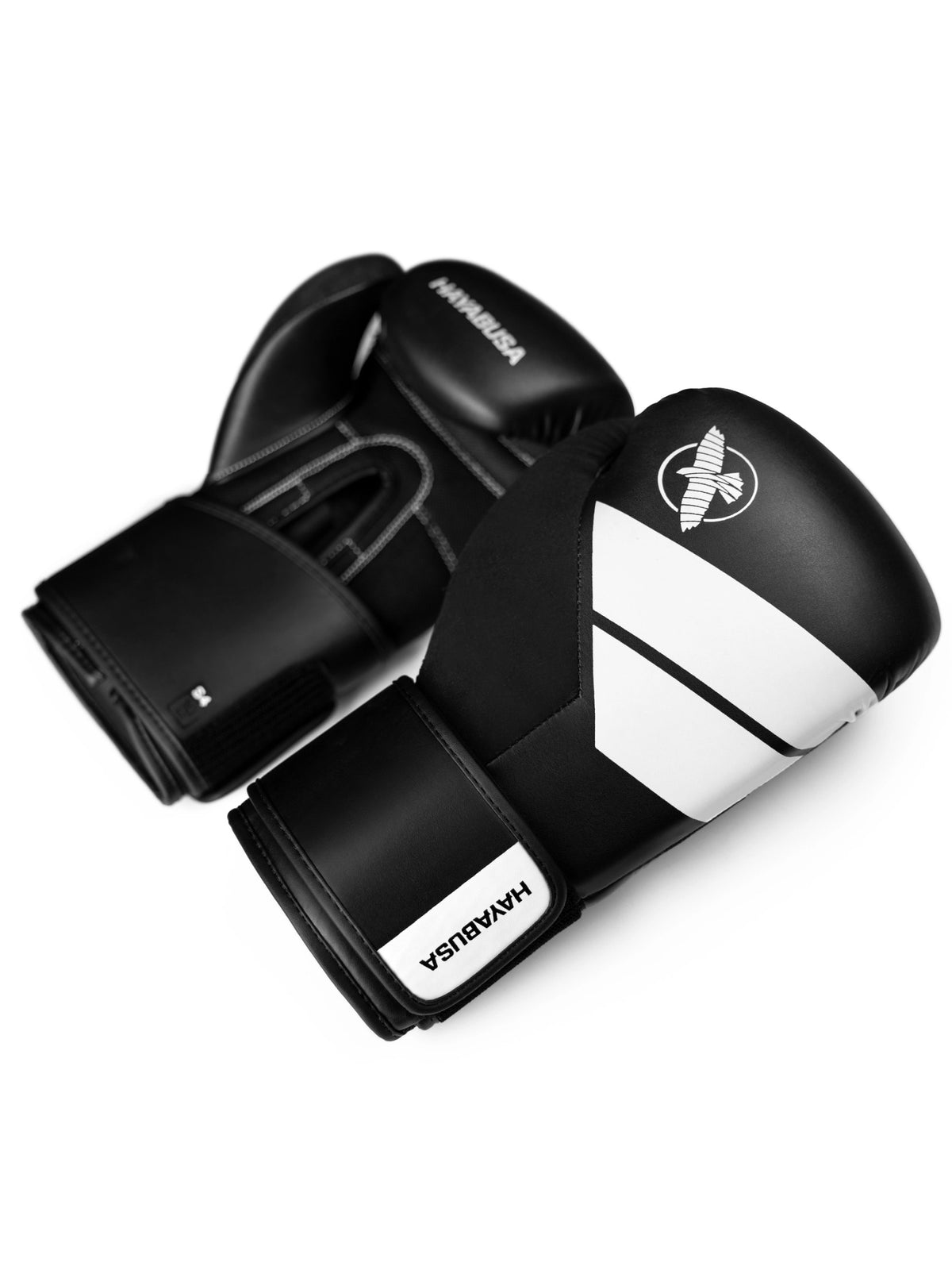 Hayabusa S4 Boxing Gloves, black/white, image 5