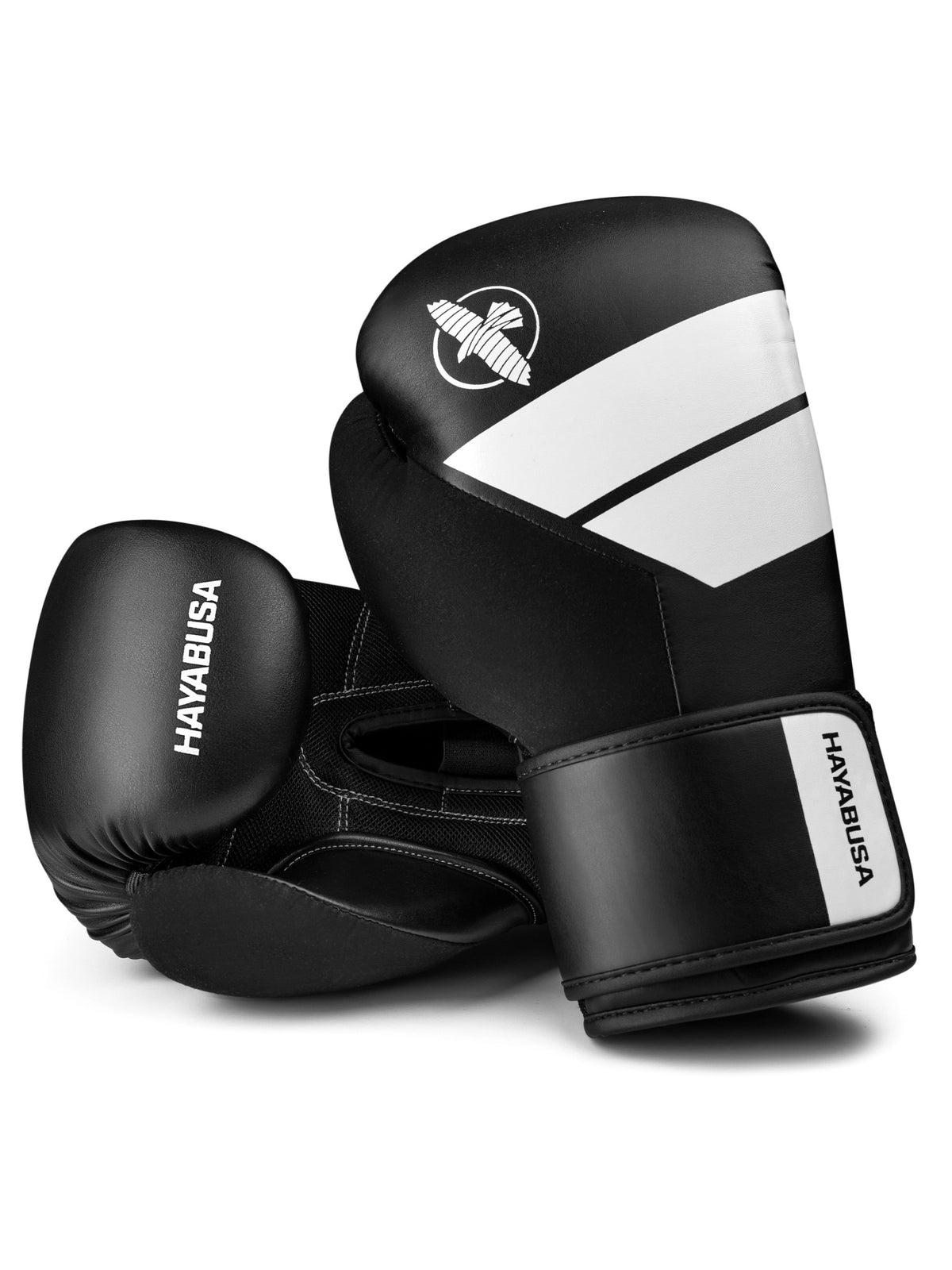 Hayabusa S4 Boxing Gloves, black/white, image 6